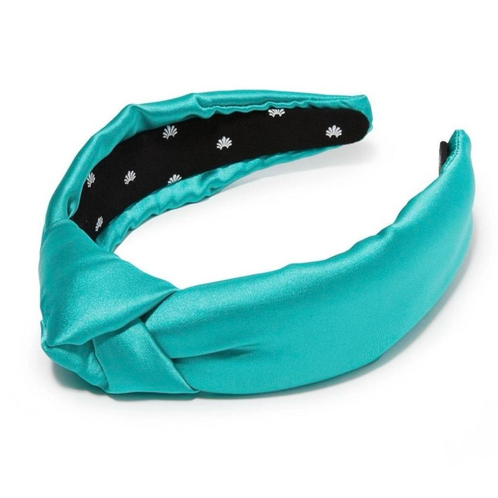 NWOT Lele Sadoughi Turquoise Knotted Silk Headband